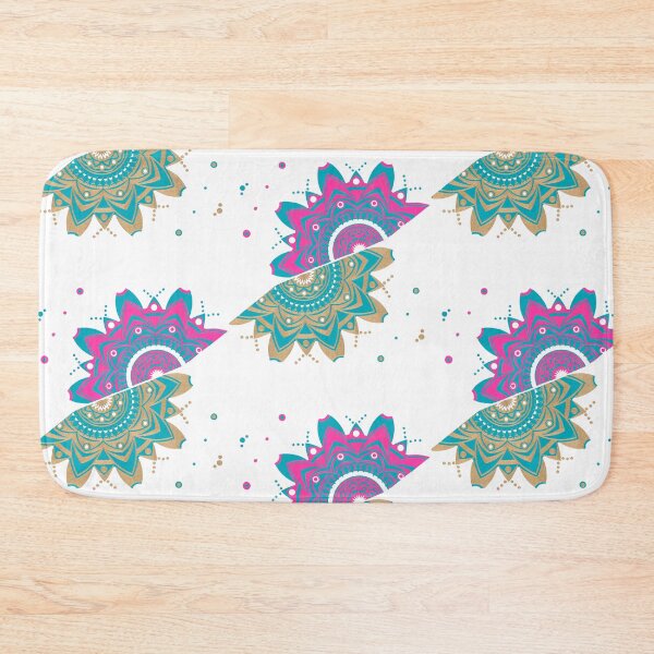 Item preview, GOLD PINK TEAL MANDALA designed and sold by GreenVenus.