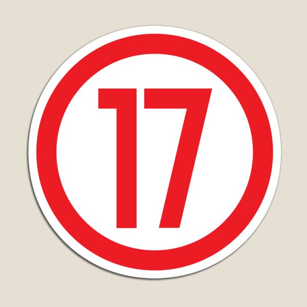 Red 17 - Where Level 6 is born Magnet