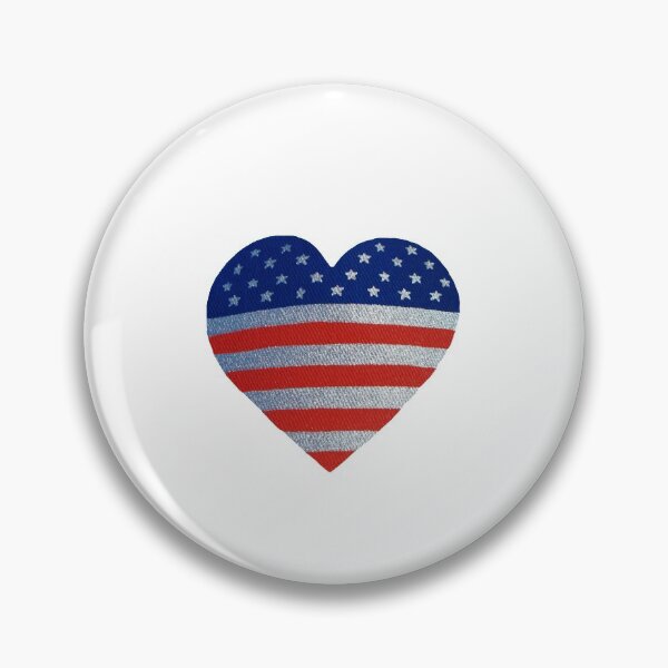 Item preview, HEART - 4 JULY UNITED STATES OF AMERICA - USA - USA IN MY HEART designed and sold by Tropical Blood.
