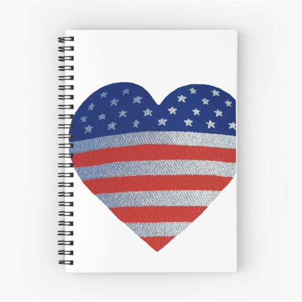Item preview, HEART - 4 JULY UNITED STATES OF AMERICA - USA - USA IN MY HEART designed and sold by Tropical Blood.