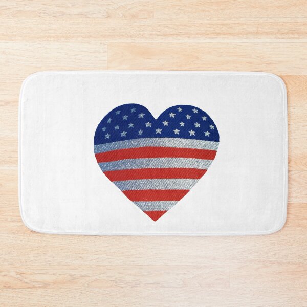 Item preview, HEART - 4 JULY UNITED STATES OF AMERICA - USA - USA IN MY HEART designed and sold by Tropical Blood.