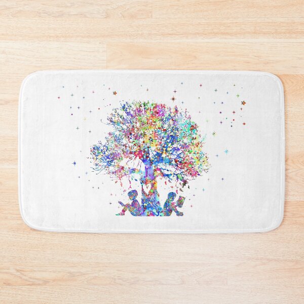 Item preview, Kids reading under tree designed and sold by Rosaliartbook.