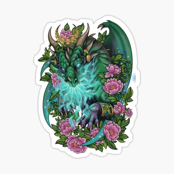 Ysera der Träumer Green Dragon Aspekt Sticker
