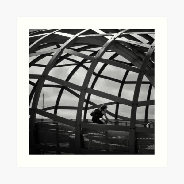 Caged Peddler Art Print