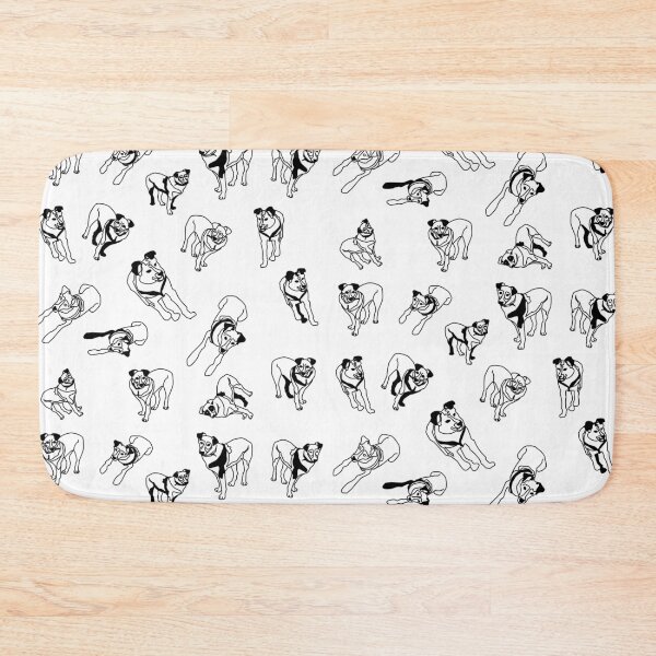 Item preview, A lot of dogs in line style. Black and white illustration. For dog lovers designed and sold by Svetaslavna.