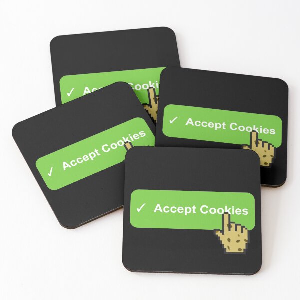 Item preview, Accept Cookies Button Funny designed and sold by mwcannon.