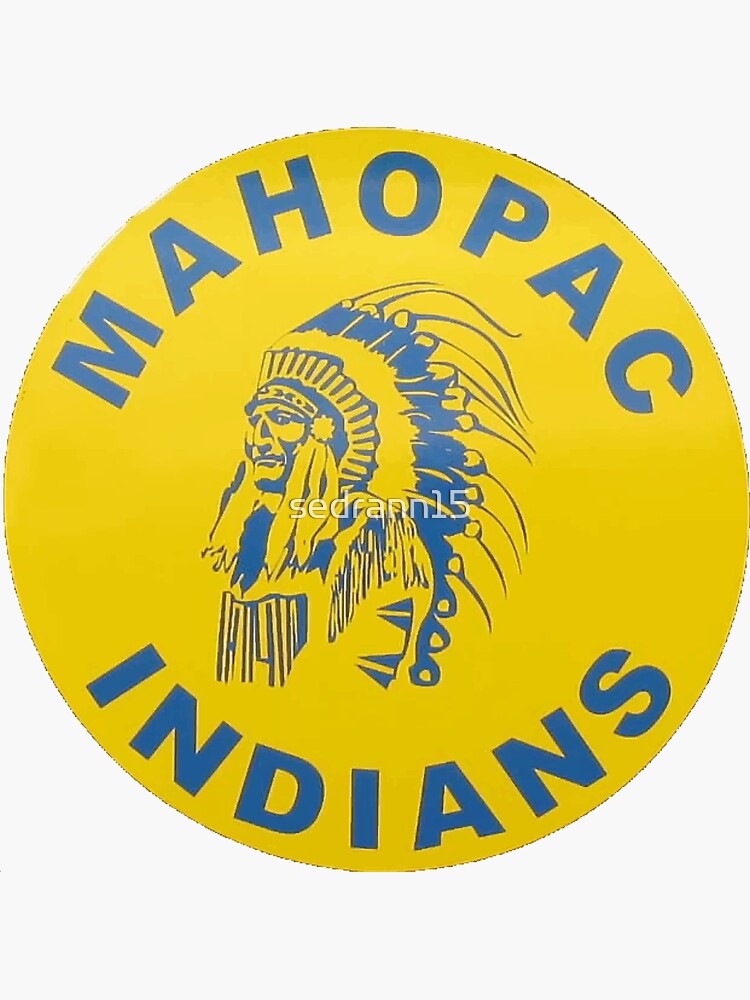 "Mahopac Indians" Sticker for Sale by sedrann15 Redbubble