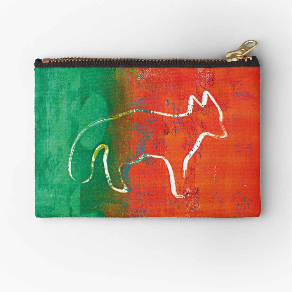 Red fox Zipper Pouch