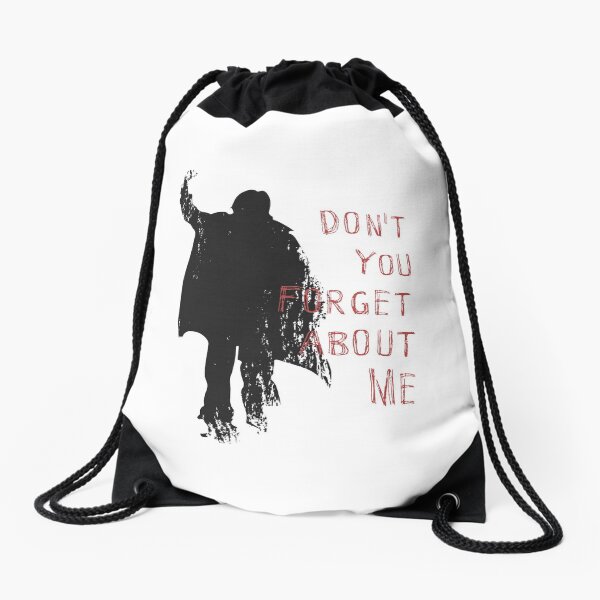 Don't You Forget About Me, 1985. Artwork for Wall Art, Prints, Posters, Tshirts, Men, Youth, Women Drawstring Bag