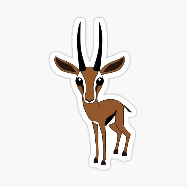 Gazelle Sticker