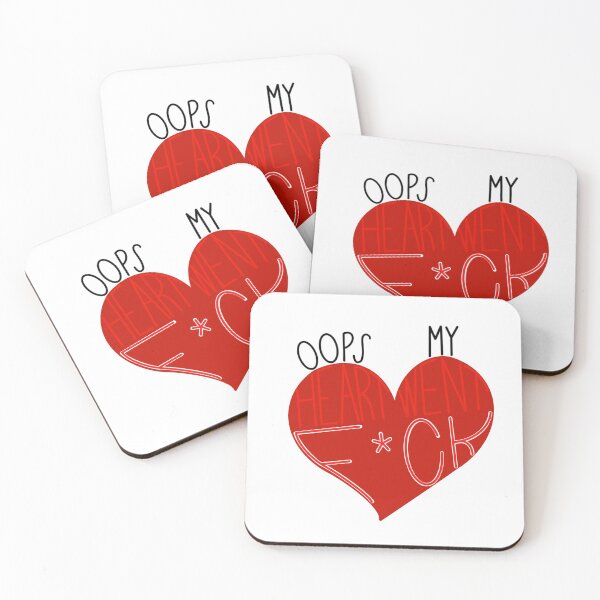 Item preview, Oops My Heart Went F*ck designed and sold by Rebecalyn  Barber.