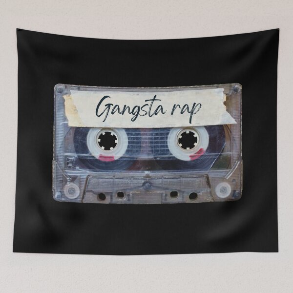Item preview, Best of Gangsta Rap Music Songs Style Cassette Old School designed and sold by Thestarrysky.