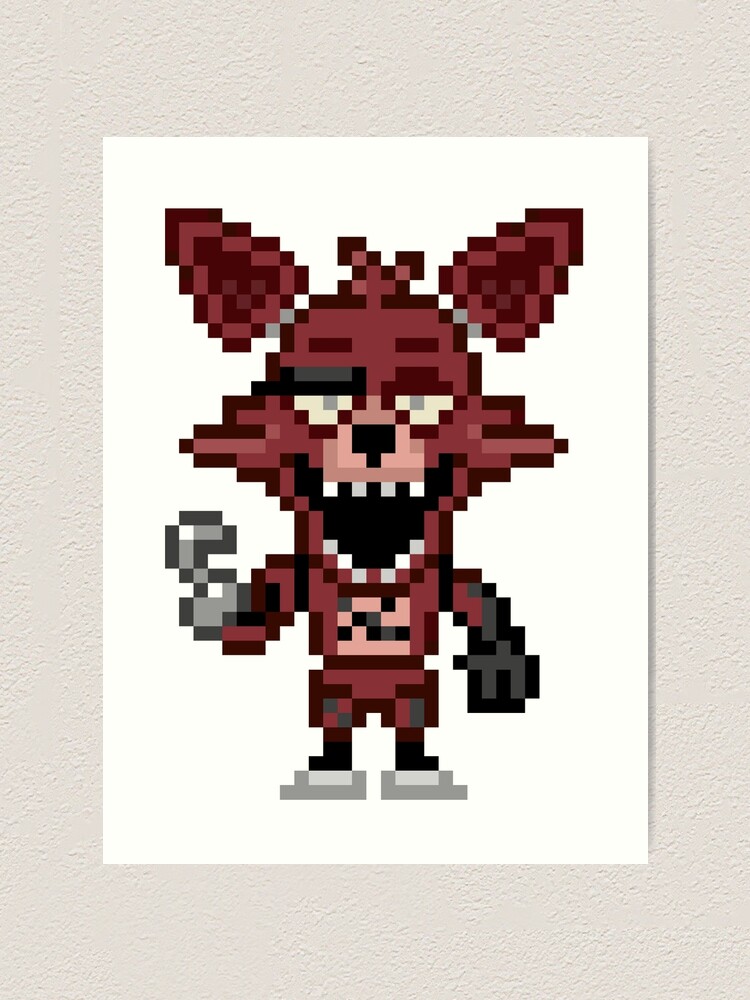 Five Nights at Freddys 4 - Mini Freddy - Pixel art Poster for