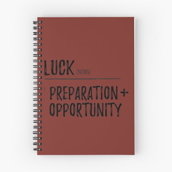 Item preview, Luck / Preparation + Opportunity designed and sold by Inspire Creativity.