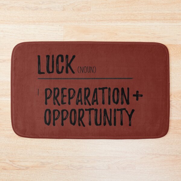 Item preview, Luck / Preparation + Opportunity designed and sold by Inspire Creativity.