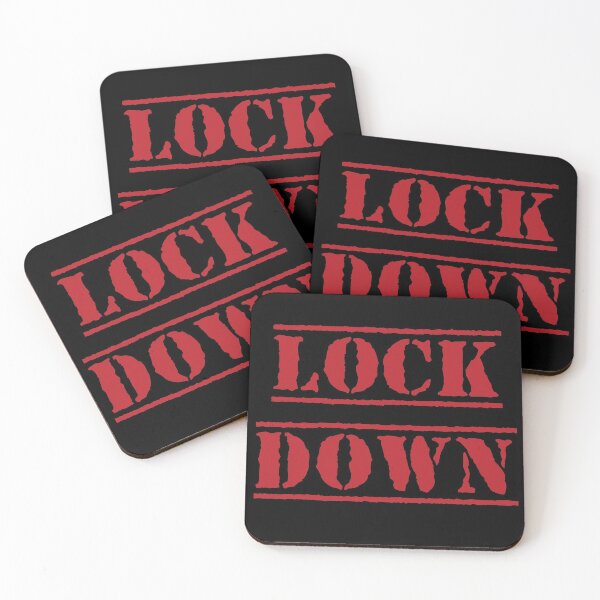 Item preview, LOCK DOWN IN Red designed and sold by basitcv.