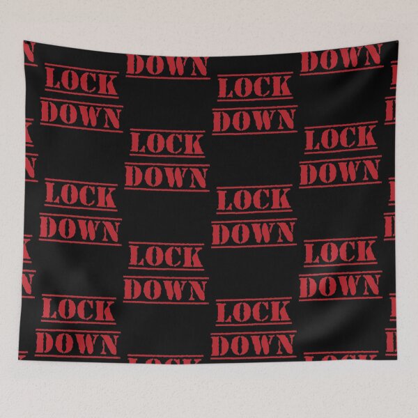 Item preview, LOCK DOWN IN Red designed and sold by basitcv.