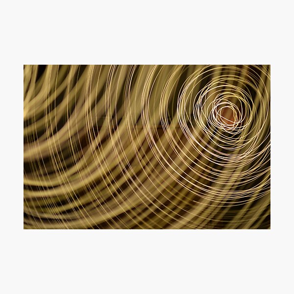 Circles of Light Photographic Print