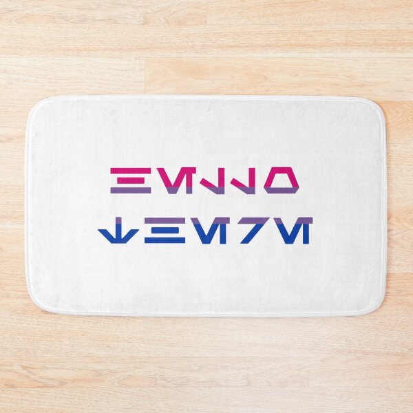 Item preview, Hello There (Aurebesh, Bi Pride) designed and sold by figpeep.