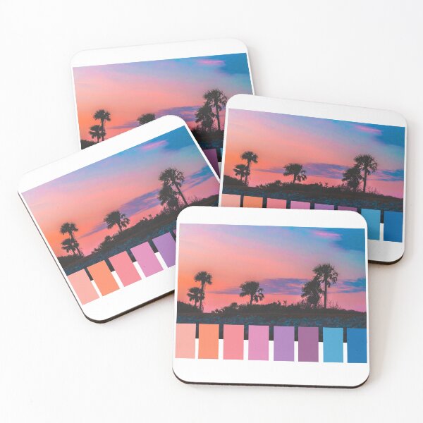 Item preview, Beach Color Palette Palm Tree Sunset  designed and sold by Alli ML.