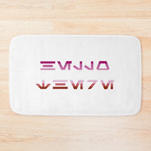 Item preview, Hello There (Aurebesh, Lesbian Pride) designed and sold by figpeep.