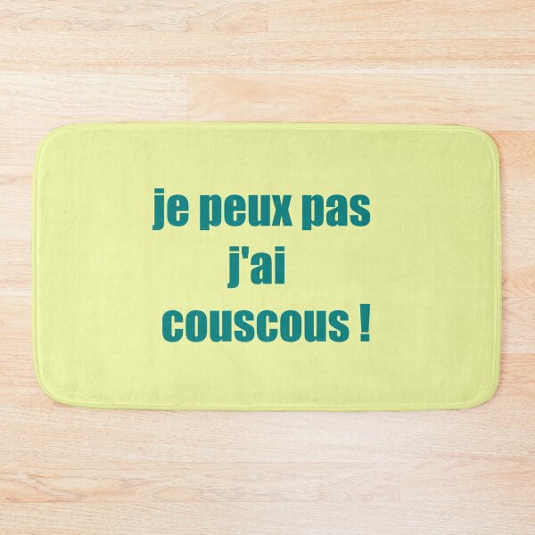 Item preview, humor, funny, comical, I can't have couscous! designed and sold by loiret1958.