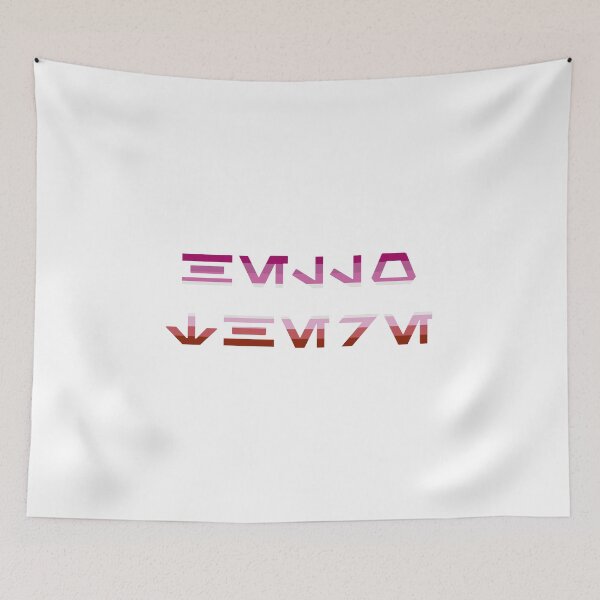 Item preview, Hello There (Aurebesh, Lesbian Pride) designed and sold by figpeep.