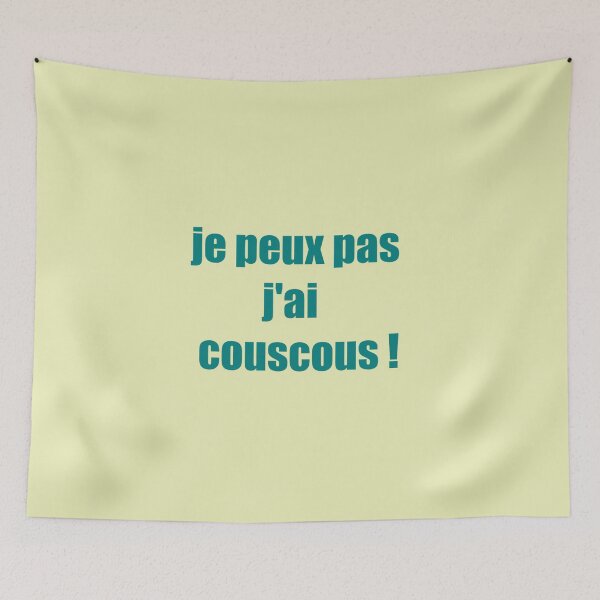 Item preview, humor, funny, comical, I can't have couscous! designed and sold by loiret1958.