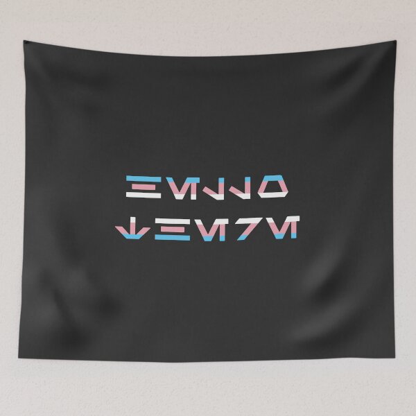 Item preview, Hello There (Aurebesh, Trans Pride) designed and sold by figpeep.