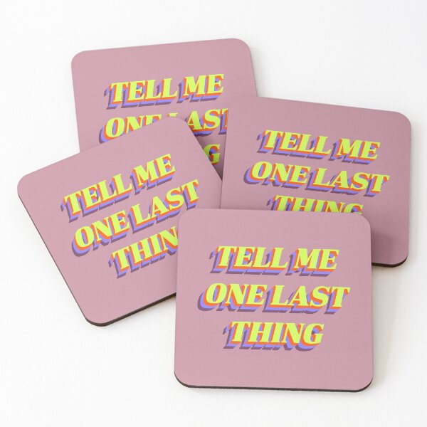 Item preview, Tell Me One Last Thing designed and sold by lumographica.