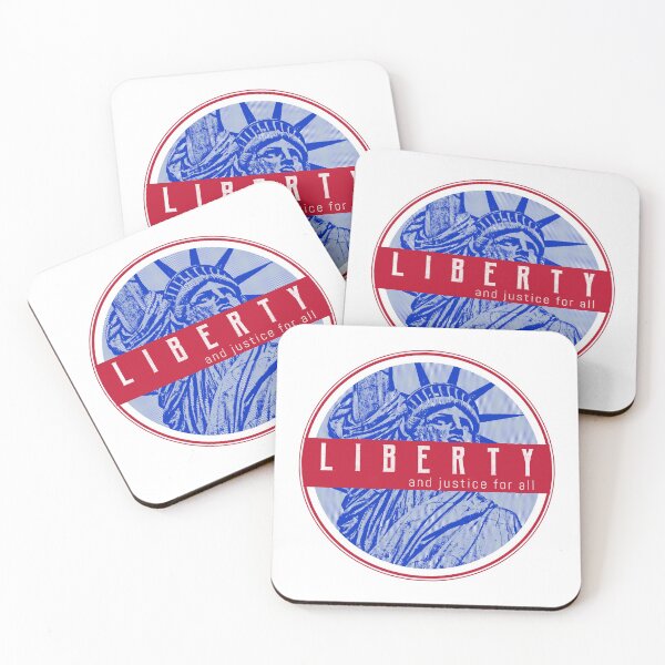 Item preview, Liberty and Justice designed and sold by Rooster Syndicate.