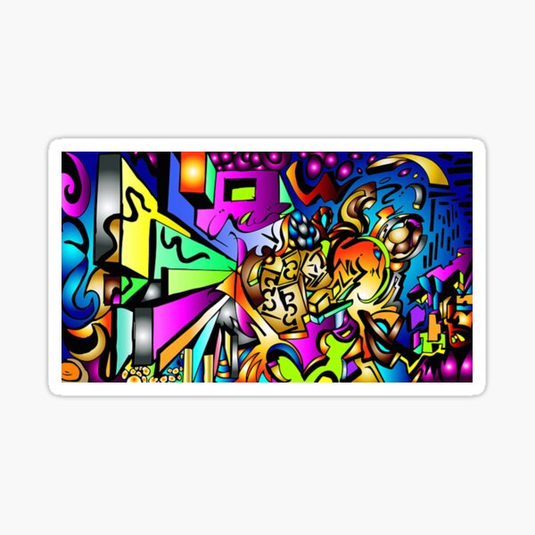 Ambigram Madness Sticker