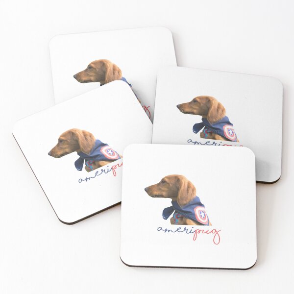 Item preview, AMERIPUG -4 JULY - DOGS - LOVE DOGS - FUNNY - SERIOUS DOG designed and sold by Tropical Blood.