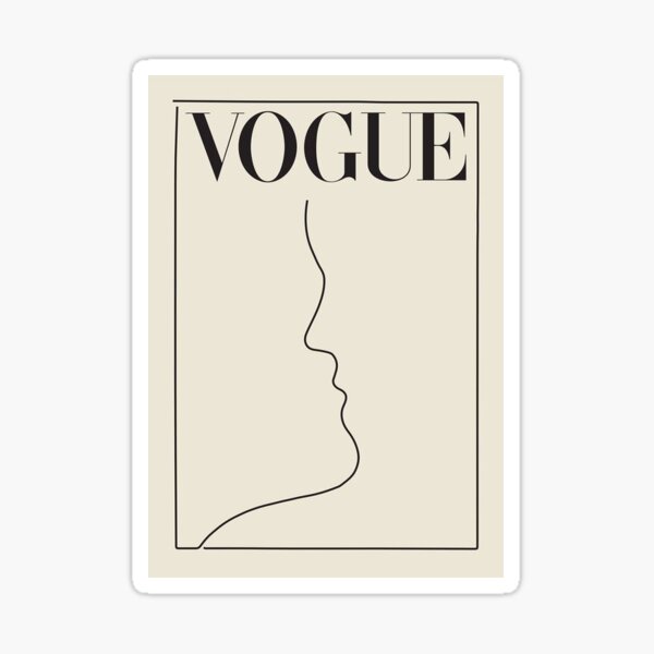 VOUGE COVER Sticker