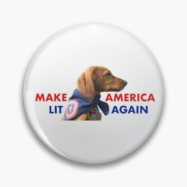 Item preview, MAKE AMERICA LIT AGAIN - 4 JULY - INDEPENDENCE DAY - DOG - SERIOUS DOG designed and sold by Tropical Blood.