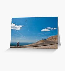 Climbing Mont Ventoux Greeting Card