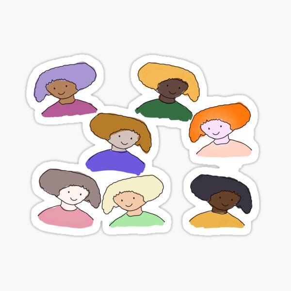Grls, girls, girls Sticker