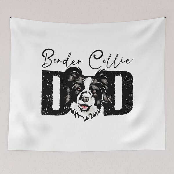 Item preview, Border Collie Dad, Dog Dad Shirt, Gift idea for Border Collie owner, Slim Fit T-Shirt designed and sold by ayotees.