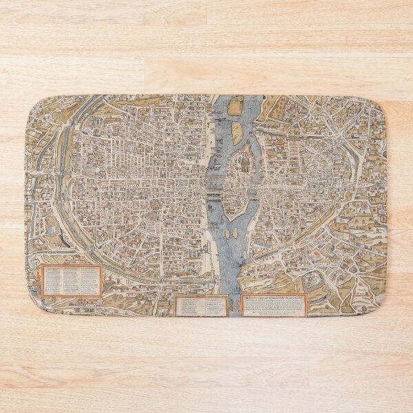 Item preview, Paris Vintage City Map Diagram Art designed and sold by Stephen Chambers / The Pop Art Factory.