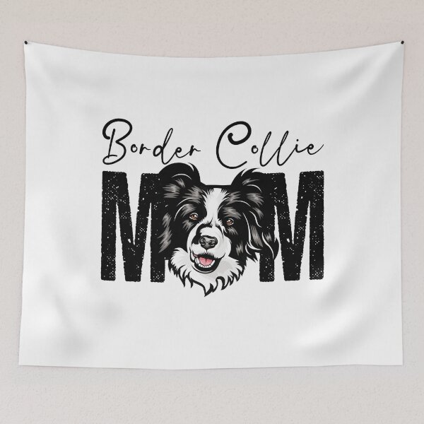 Item preview, Border Collie Mom, Dog Mom Shirt, Gift idea for Border Collie owner, Slim Fit T-Shirt designed and sold by ayotees.