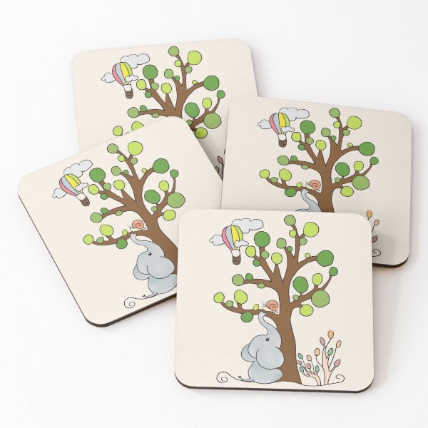 Item preview, Elephant under the tree designed and sold by Blumchen.