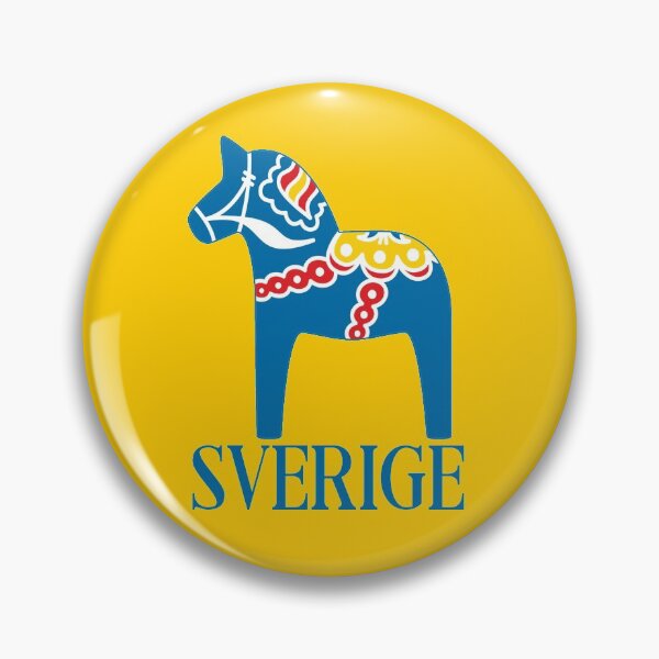 Item preview, Sverige Dala  Dalarna Sweden Horse Dalecarlian Swedish Dalahost designed and sold by funnytshirtemp.