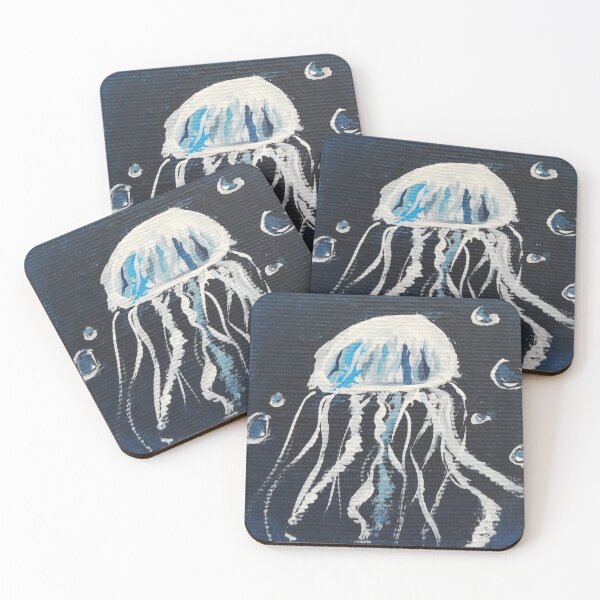 Item preview, Jellyfish in the Sea designed and sold by yougotpainted.