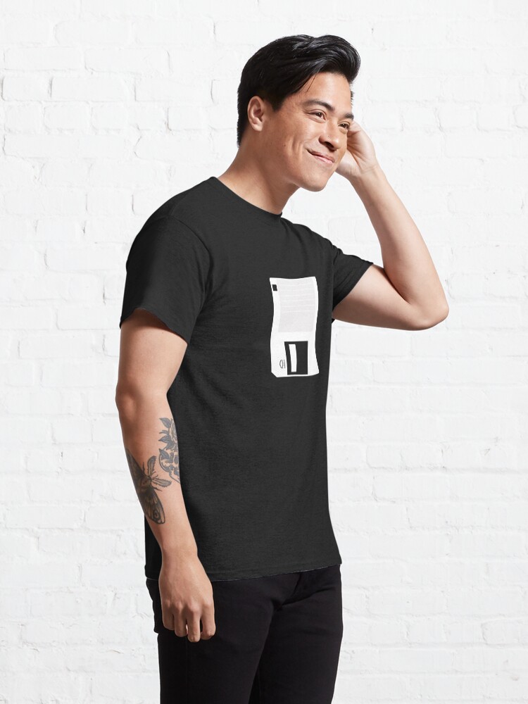 Alternate view of Floppy Disk 3.5-inch (Light) Classic T-Shirt