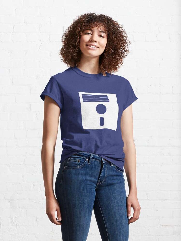 Alternate view of 5.25in Floppy Disk (Light) Classic T-Shirt
