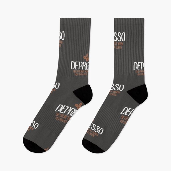 Item preview, DEPRESSO the feeling you get when you run iot of coffee designed and sold by danyc88.