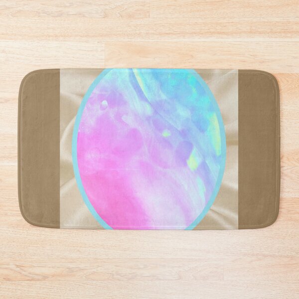 Item preview, Pink Circles Wave Swirling Blue Yellow Brown Abstract Pattern Textures designed and sold by NoGrayDays1.