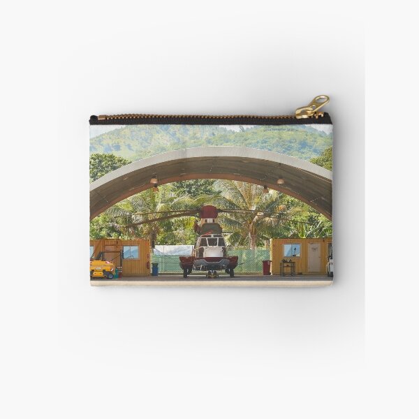 Item preview, Helicopter sheltering in a hangar. designed and sold by Howard  Boyd.