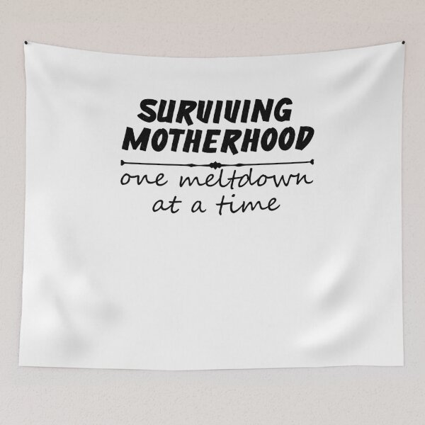 Item preview,  Surviving Motherhood One Meltdown At A Time, Surviving Motherhood Shirt, Motherhood Shirt, Mom Life Shirt, Motherhood, Toddler Mom Shirt designed and sold by Noussairox.