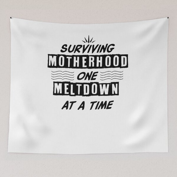 Item preview,  Surviving Motherhood One Meltdown At A Time, Surviving Motherhood Shirt, Motherhood Shirt, Mom Life Shirt, Motherhood, Toddler Mom Shirt designed and sold by Noussairox.